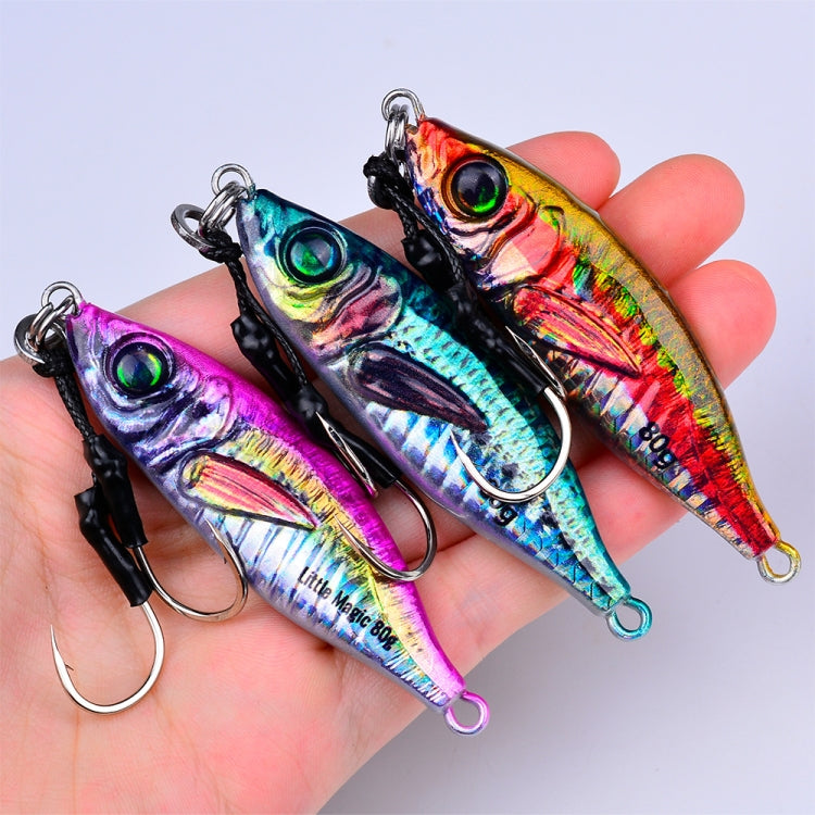 Leurre de pêche PROBEROS LF136, imitation appât 3D peint au pistolet, longue portée, eau douce, pour la pêche des fauvettes et achigans. Poids : 40g, 60g, 30g, 80g