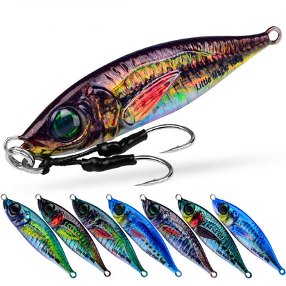 PROBEROS LF137 Leurre bionique 3D peint par pulvérisation, leader de ligne, poisson, longue distance, pêche en eau douce ou salée, appât lumineux, 28g, 40g, 60g, 100g, 120g, 180g, 80g, 150g, 200g