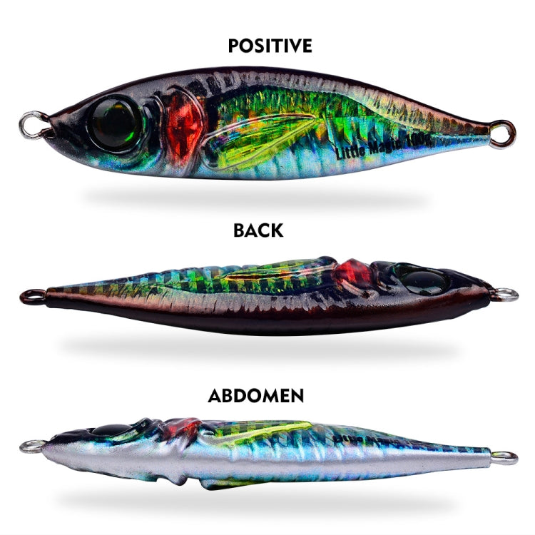 PROBEROS LF137 Leurre bionique 3D peint par pulvérisation, leader de ligne, poisson, longue distance, pêche en eau douce ou salée, appât lumineux, 28g, 40g, 60g, 100g, 120g, 180g, 80g, 150g, 200g