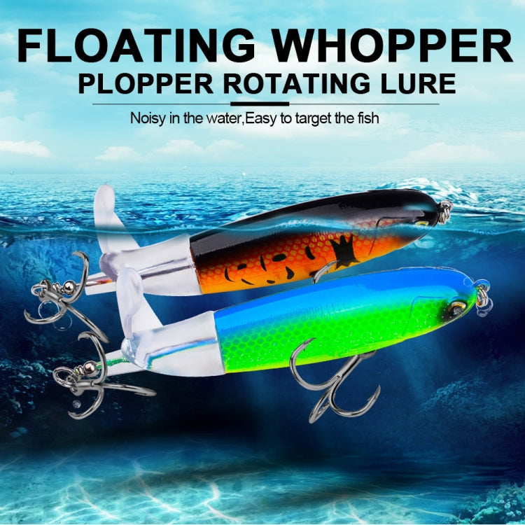 PROBEROS DW601 Leurre de pêche rotatif à 360 degrés, hélice, leurre de surface, poisson flottant, 11,5 cm/16,5 g, 14,5 cm/32,5 g, 10,5 cm/13,5 g