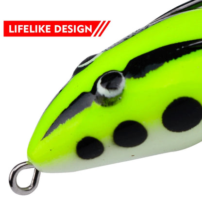 PROBEROS FR038 Simulation Thunderfrog Lure Fake Lure Blackfish Bait Converted Thunderfrog Soft Bait, 5g/4cm