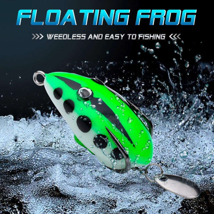 PROBEROS FR038 Simulation Thunderfrog Lure Fake Lure Blackfish Bait Converted Thunderfrog Soft Bait, 5g/4cm