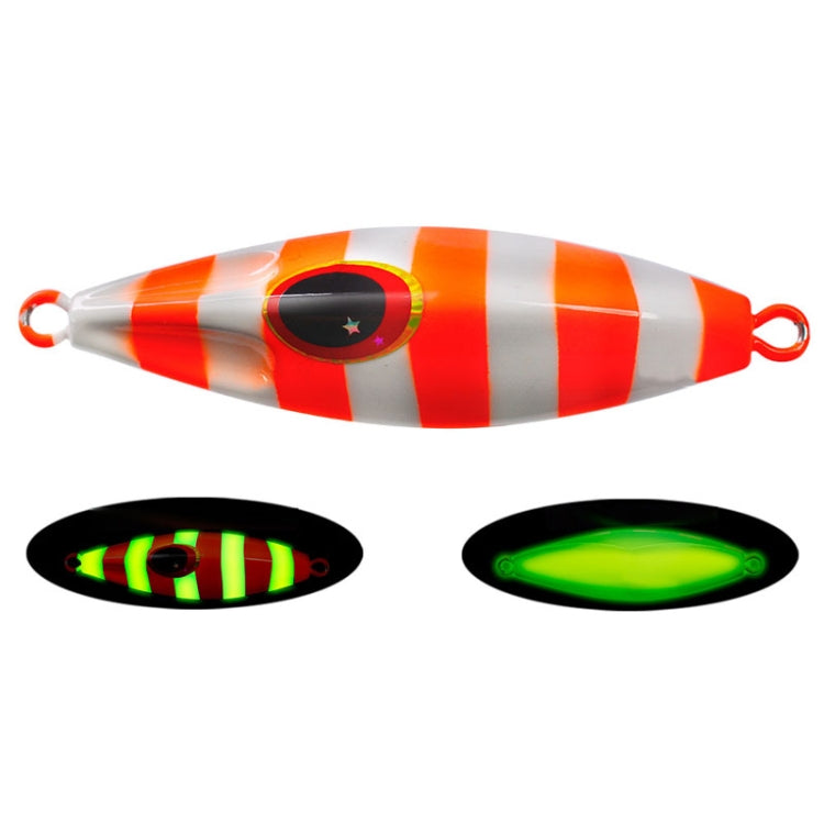 Leurre de pêche PROBEROS LF124 en fer profond, coulant lentement, basculant, lumineux, pour pêche en bateau, 30g, 40g, 60g, 80g, 100g, 120g