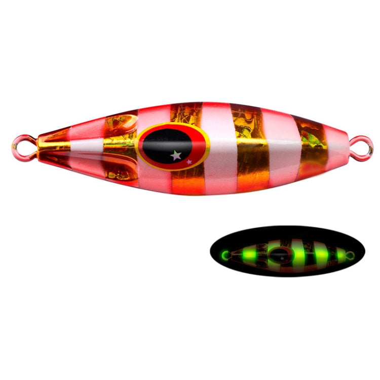 Leurre de pêche PROBEROS LF124 en fer profond, coulant lentement, basculant, lumineux, pour pêche en bateau, 30g, 40g, 60g, 80g, 100g, 120g