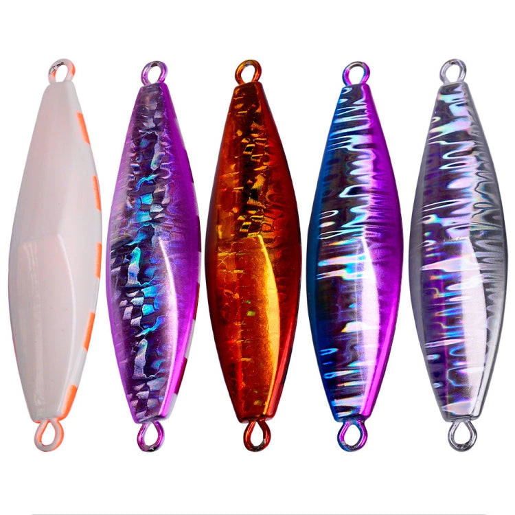 Leurre de pêche PROBEROS LF124 en fer profond, coulant lentement, basculant, lumineux, pour pêche en bateau, 30g, 40g, 60g, 80g, 100g, 120g