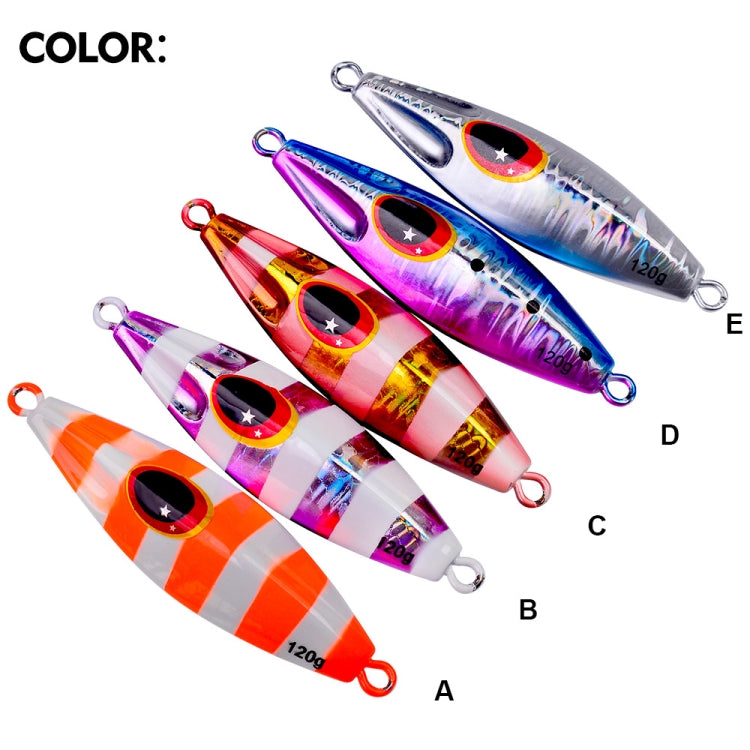 Leurre de pêche PROBEROS LF124 en fer profond, coulant lentement, basculant, lumineux, pour pêche en bateau, 30g, 40g, 60g, 80g, 100g, 120g