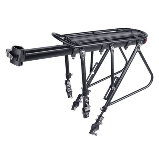 Porte-bagages arrière de vélo VTT en aluminium avec porte-bagages, semi-dégagement rapide, dégagement rapide complet