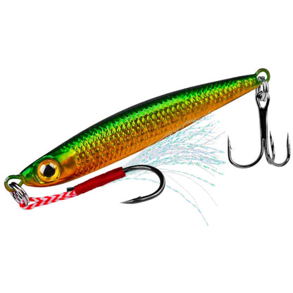 PROBEROS LF127 Long Casting Bait Small Leader Leurre de Pêche Bar Carpe Spinnerbait, 7g, 10g, 15g, 20g, 30g