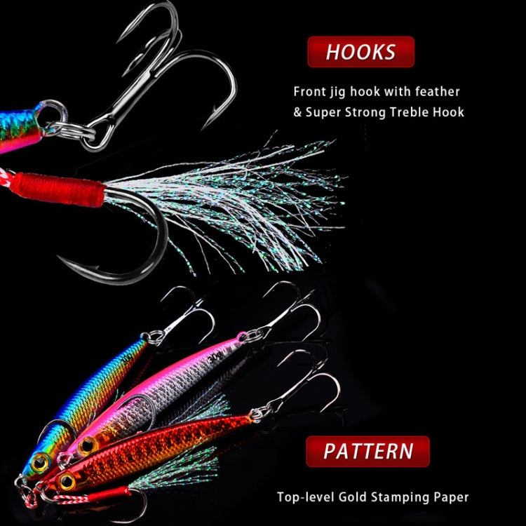 PROBEROS LF127 Long Casting Bait Small Leader Leurre de Pêche Bar Carpe Spinnerbait, 7g, 10g, 15g, 20g, 30g