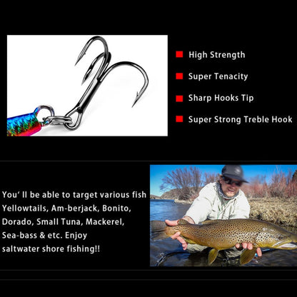 PROBEROS LF127 Long Casting Bait Small Leader Leurre de Pêche Bar Carpe Spinnerbait, 7g, 10g, 15g, 20g, 30g