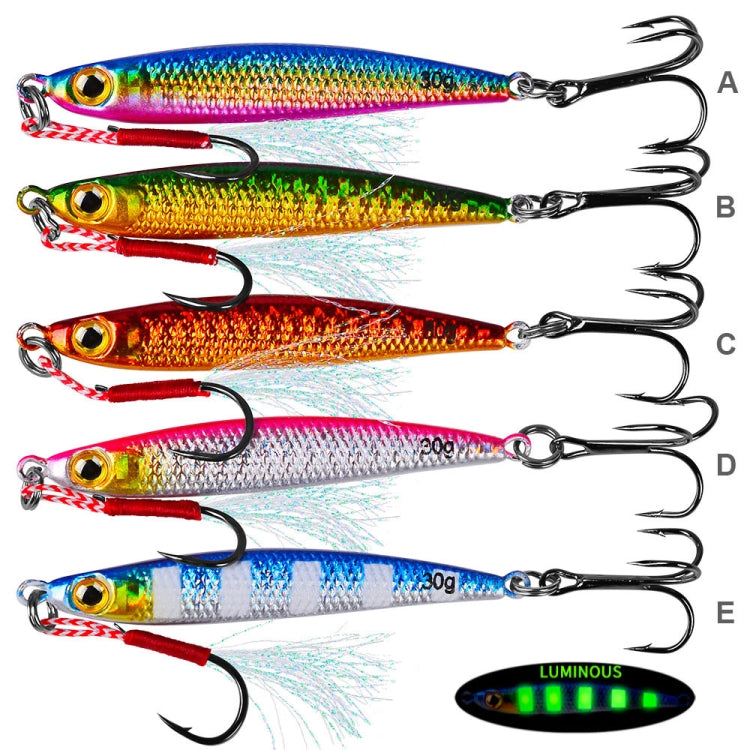 PROBEROS LF127 Long Casting Bait Small Leader Leurre de Pêche Bar Carpe Spinnerbait, 7g, 10g, 15g, 20g, 30g