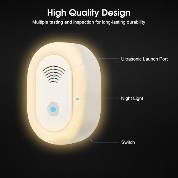 Adjustable Night Light Ultrasonic Mosquito Repeller Mini Home Electronic Mouse Repeller, US Plug, EU Plug, UK Plug, AU Plug