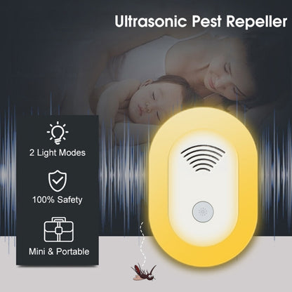Adjustable Night Light Ultrasonic Mosquito Repeller Mini Home Electronic Mouse Repeller, US Plug, EU Plug, UK Plug, AU Plug
