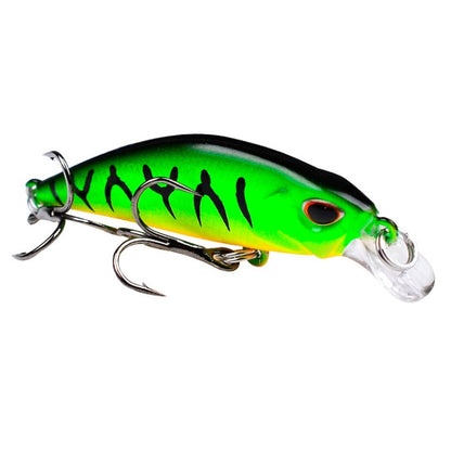 Leurre Minnow Coulant 5,3 cm 4,6 g, Leurre Dur Bionique en Plastique à Longue Portée pour la Pêche, Hameçon PROBEROS DW577 8003, Hameçon Ordinaire PROBEROS DW578