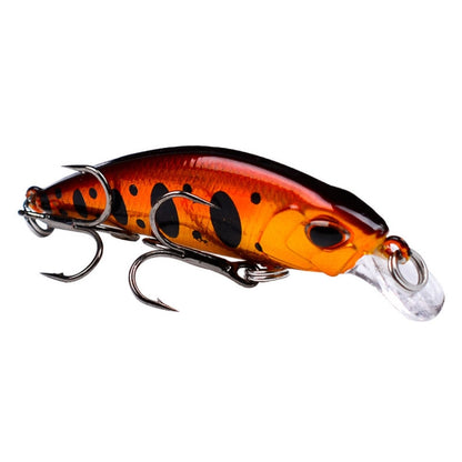 Leurre Minnow Coulant 5,3 cm 4,6 g, Leurre Dur Bionique en Plastique à Longue Portée pour la Pêche, Hameçon PROBEROS DW577 8003, Hameçon Ordinaire PROBEROS DW578