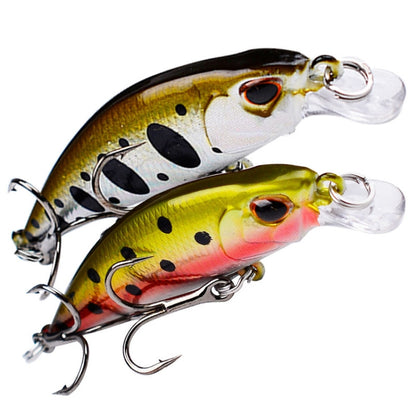 Leurre Minnow Coulant 5,3 cm 4,6 g, Leurre Dur Bionique en Plastique à Longue Portée pour la Pêche, Hameçon PROBEROS DW577 8003, Hameçon Ordinaire PROBEROS DW578