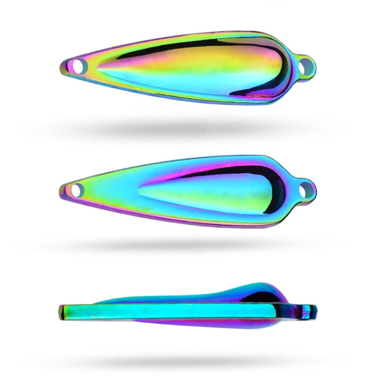 PROBEROS DW602 Long Casting Metal Sequins Lure Moth Sequins Warp Beak Fake Lure, Color A, Color B