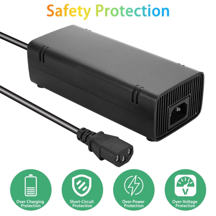 For Microsoft XBOX 360 E Console Power Supply Charger 135W 100-240V 2A AC Adapter, EU Plug, US Plug, UK Plug