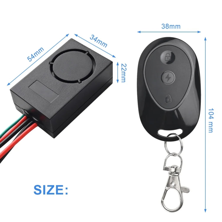 Détecteur d'alarme antivol 36-55V pour trottinette électrique + 2 télécommandes, pour Xiaomi M365, pour Ninebot Max G30