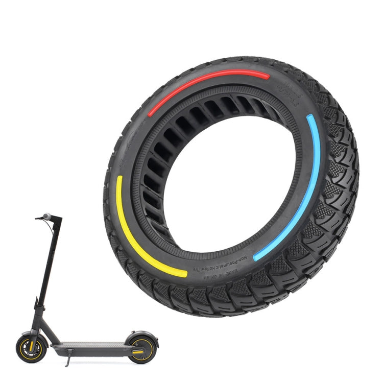 Pour trottinette électrique Ninebot Max G30 10 x 2,5 pouces Pneu plein Flick Color