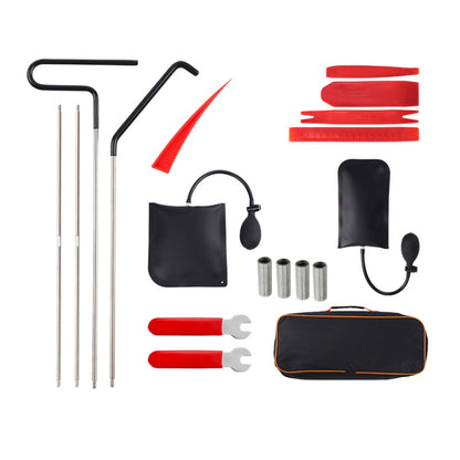 Kit d'outils d'urgence auxiliaires de démontage pour réparation audio de voiture, Orange 18 pièces/ensemble, Rouge violet 18 pièces/ensemble, Rouge 22 pièces/ensemble, Bleu 22 pièces/ensemble, Bleu 23 pièces/ensemble, 27 pièces/ensemble