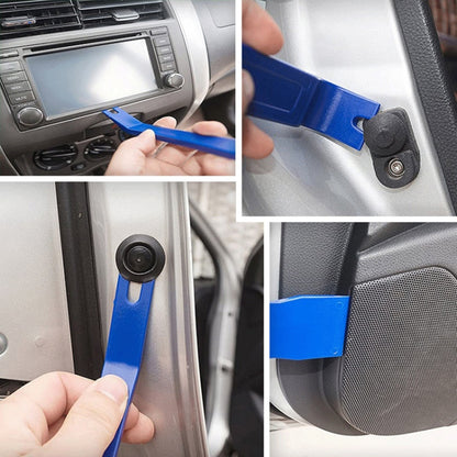 Kit d'outils d'urgence auxiliaires de démontage pour réparation audio de voiture, Orange 18 pièces/ensemble, Rouge violet 18 pièces/ensemble, Rouge 22 pièces/ensemble, Bleu 22 pièces/ensemble, Bleu 23 pièces/ensemble, 27 pièces/ensemble