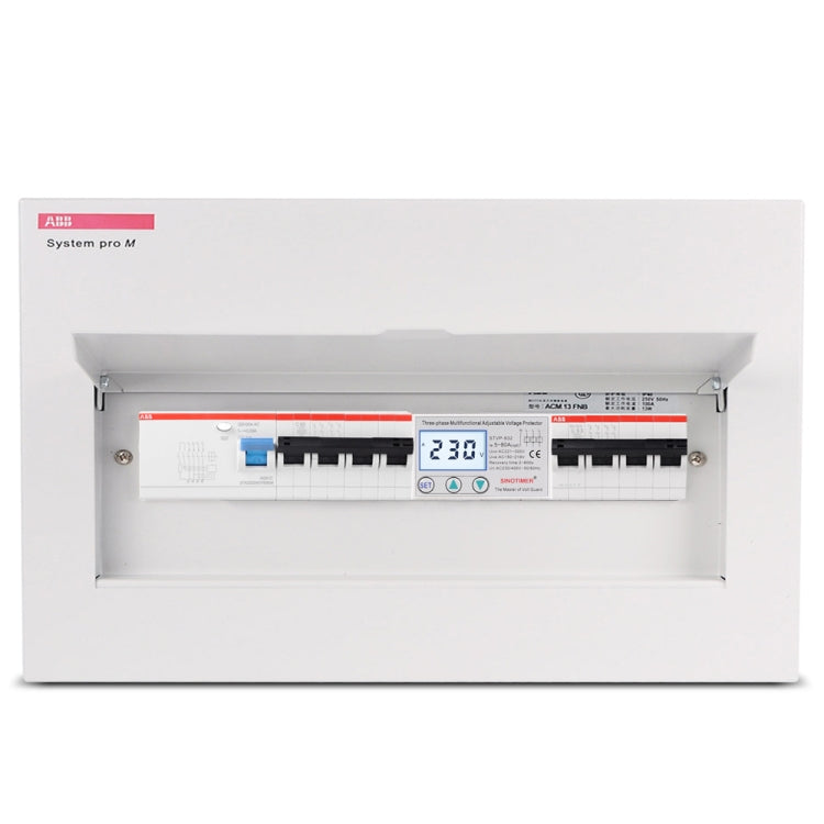 3-phase 380V LCD Self-resetting Adjustable Surge Voltage Protector, SINOTIMER STVP-932 40A, SINOTIMER STVP-932 50A, SINOTIMER STVP-932 63A, SINOTIMER STVP-932 80A