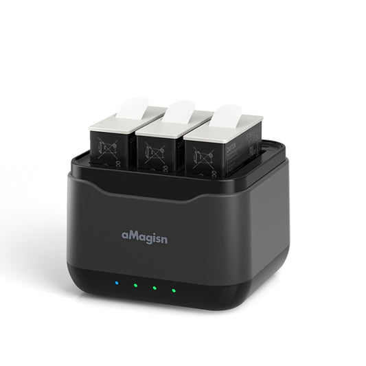 Chargeur de batterie AMagisn avec support de charge pour GoPro HERO12 Black /11 Black /10 Black /9 Black, pour GoPro HERO12 /11/10/9