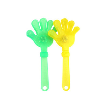 2pcs Mains applaudissantes lumineuses à claquer, accessoires d'encouragement événementiels, couleur aléatoire, 24cm, 28cm