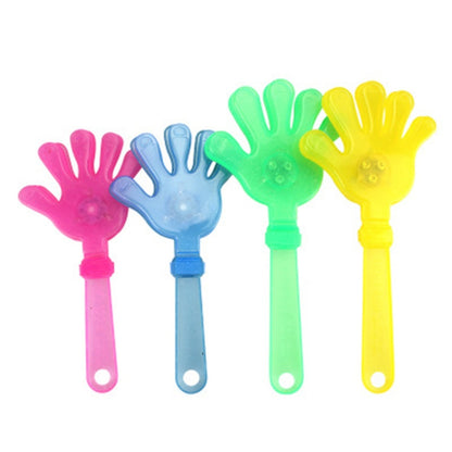 2pcs Mains applaudissantes lumineuses à claquer, accessoires d'encouragement événementiels, couleur aléatoire, 24cm, 28cm