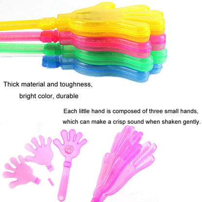 2pcs Mains applaudissantes lumineuses à claquer, accessoires d'encouragement événementiels, couleur aléatoire, 24cm, 28cm