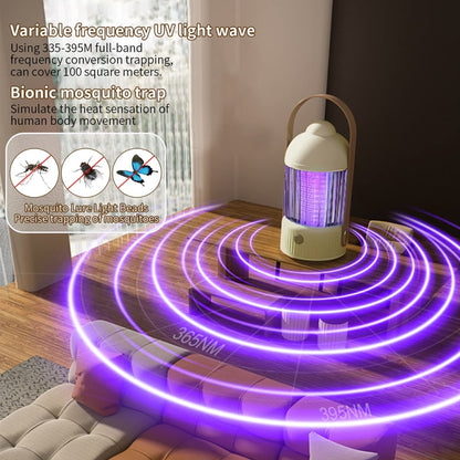 Lampe Anti-Moustiques Électrique de Nuit pour la Maison, Tueur de Moustiques pour Camping en Plein Air, Modèle à Brancher, 2000 mAh, 4000 mAh