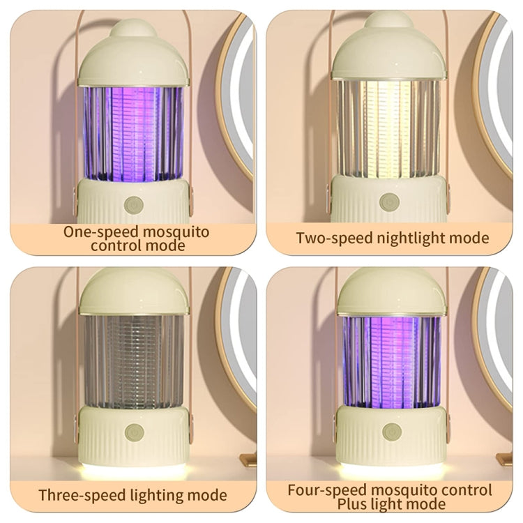 Lampe Anti-Moustiques Électrique de Nuit pour la Maison, Tueur de Moustiques pour Camping en Plein Air, Modèle à Brancher, 2000 mAh, 4000 mAh