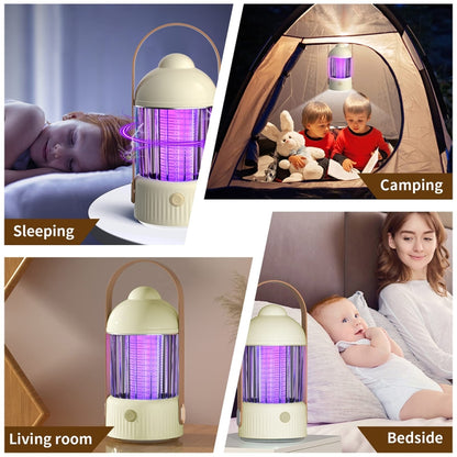 Lampe Anti-Moustiques Électrique de Nuit pour la Maison, Tueur de Moustiques pour Camping en Plein Air, Modèle à Brancher, 2000 mAh, 4000 mAh