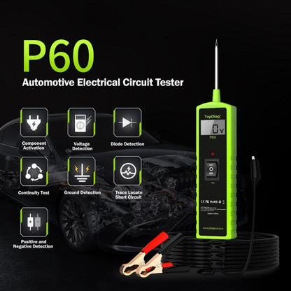 JDiag 6-30V Voltage Detector Automotive Power Circuit Diagnostic Diode, P60