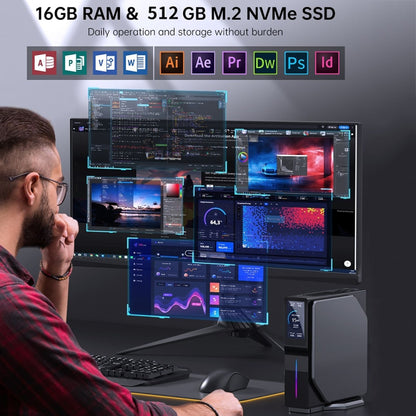 S1 Intel Alder Lake N150 WIFI 6+BT4.2 Office Home Mini PC Win11 DDR4 3200MHz