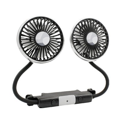 Ventilateur de siège de voiture à double tête avec lumière, F310