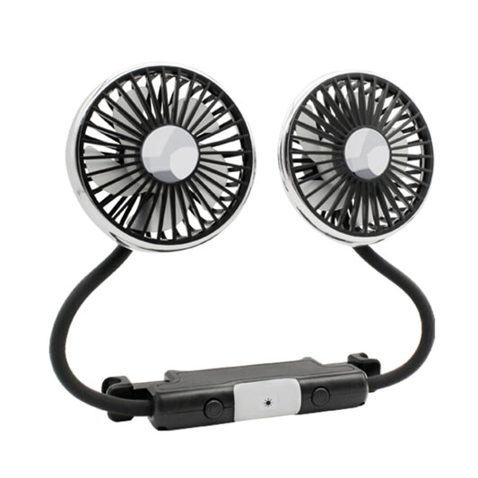 Ventilateur de siège double tête pour voiture avec éclairage, F310