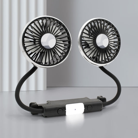 Ventilateur de siège double tête pour voiture avec éclairage, F310