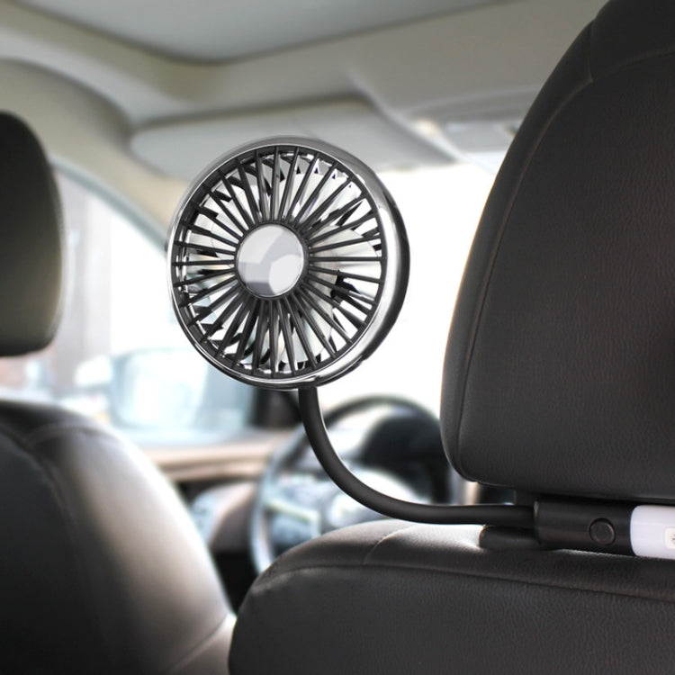Ventilateur de siège de voiture à double tête avec lumière, F310