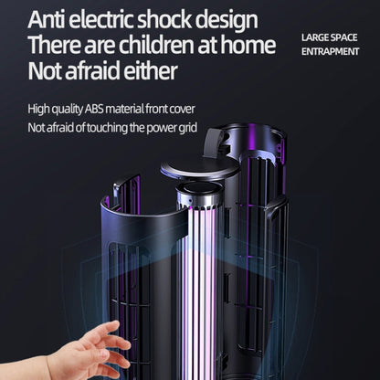 Lampe anti-moustiques UV portable D9, rechargeable, silencieuse, avec minuterie à 3 vitesses