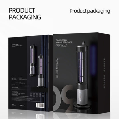 Lampe anti-moustiques UV portable D9, rechargeable, silencieuse, avec minuterie à 3 vitesses