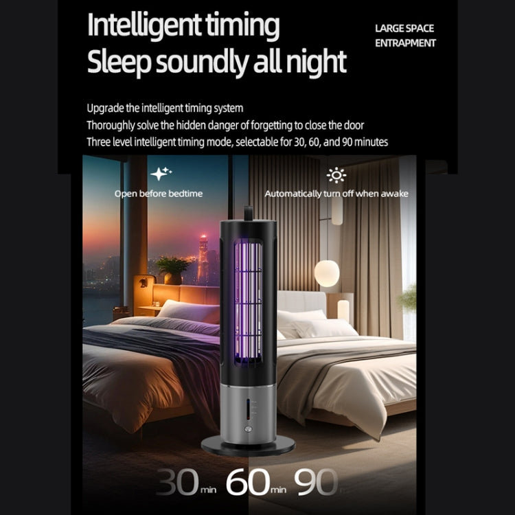 Lampe anti-moustiques UV portable D9, rechargeable, silencieuse, avec minuterie à 3 vitesses