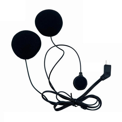 HD Noise-Proof Helmet Intercom Headset Microphone, 10 Pin Plug