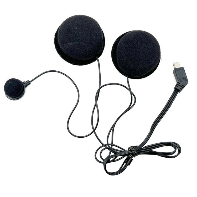 HD Noise-Proof Helmet Intercom Headset Microphone, 10 Pin Plug