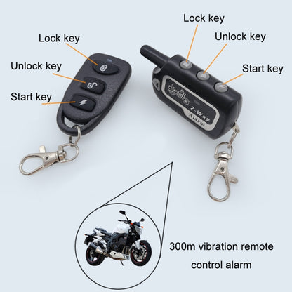 Two-Way Dual Remote Control Vibration Motorcycle Anti-Theft Device, YL-B011