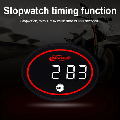 Morfayer Locomotive Multi-function Voltmeter, Red, Voltmeter Function, 2 in 1, 4 in 1, 4 in 1 With 7 Color Aperture