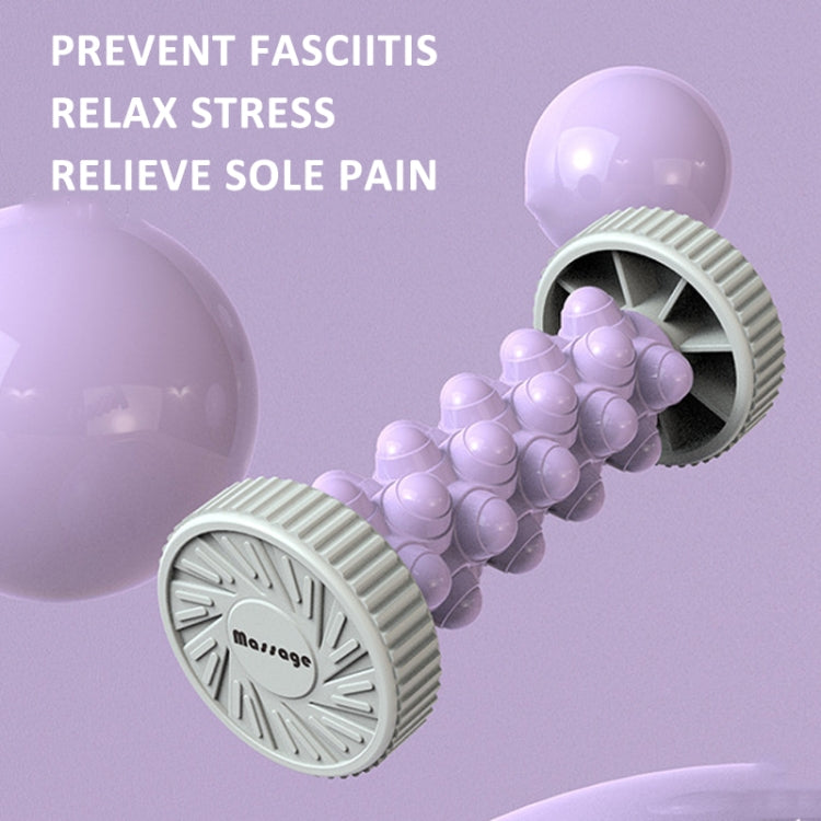 Foot Massage Roller Home Fitness Muscle Relaxation Plantar Fascia Rod, Pink, Purple, Gray
