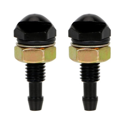 2pcs /Set Automotive Glass Washer Sprayer Aluminum Cap Nozzle