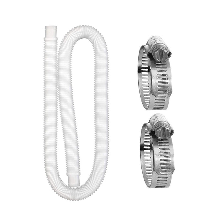 Pour pompe de filtration de piscine Intex de remplacement, 1 tuyau 2 colliers, 2 tuyaux 4 colliers, 1 tuyau 2 colliers bleu, 2 tuyaux 4 colliers bleus